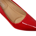 Tacones Paris rojo para Mujer