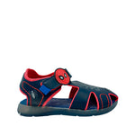 Sandalias flats Picar azul