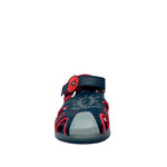 Sandalias flats Picar azul