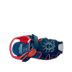 Sandalias flats Picar azul