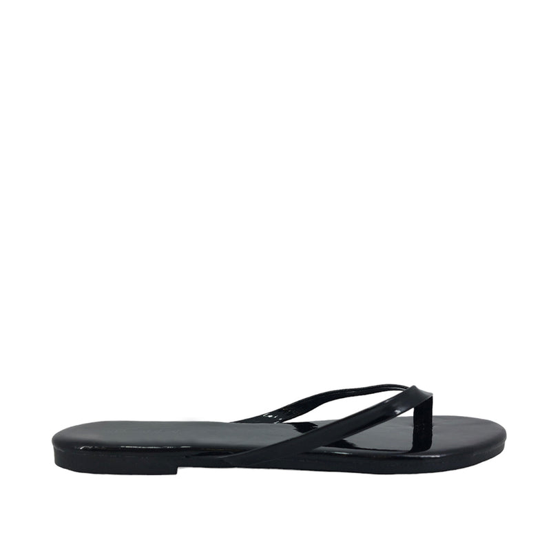 Sandalias flats Karen1 negro para Mujer