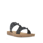 Sandalias flats Darcy negro para mujer