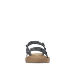 Sandalias flats Darcy negro para mujer