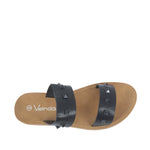 Sandalias flats Darcy negro para mujer