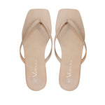 Sandalias flats Karen nude para mujer