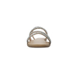 Sandalias flats Mady plateado para Mujer