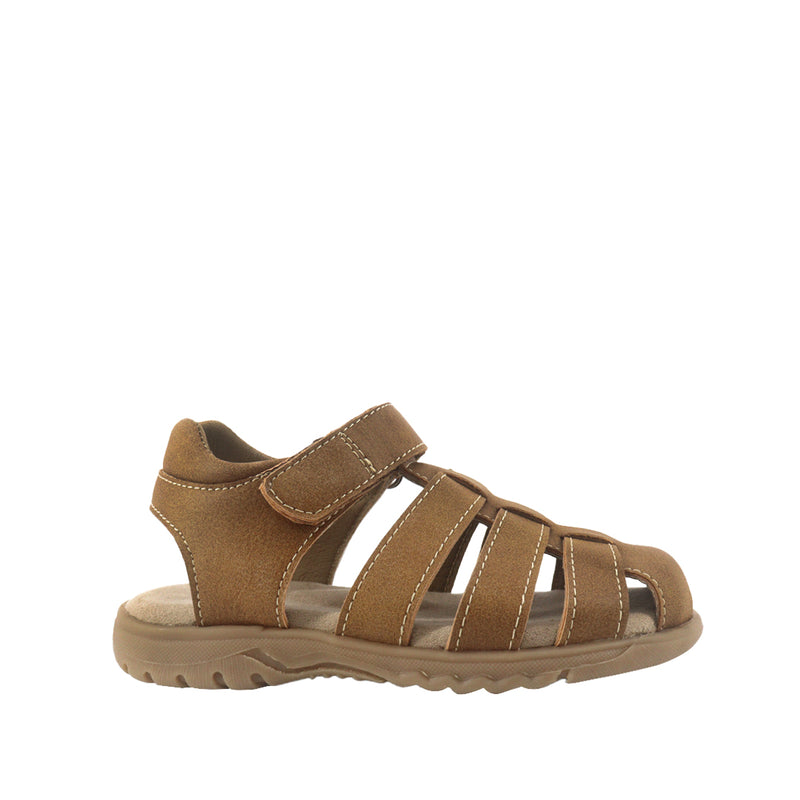 Sandalias Allan cafe para infante