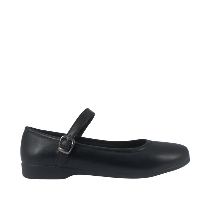 Zapatos escolares Gresia juveniles color negro