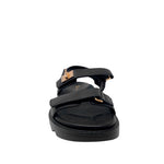 Sandalias flats Madelin negro para mujer