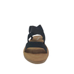 Sandalias flats Ana negro para mujer