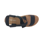 Sandalias flats Ana negro para mujer
