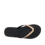 Sandalias flats Copacabana dorado