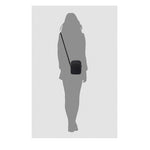 Billetera Toti  negro para mujer