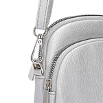 Billetera Toti  plateado para mujer