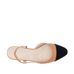 Tacones slingback Drea para mujer color nude