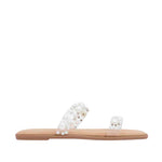 Sandalias flats Florencia blanco