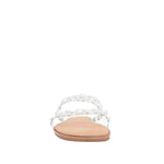 Sandalias flats Florencia blanco