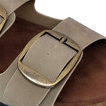 Sandalias flats Mirka taupe