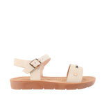 Sandalias flats Roma nude