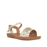 Sandalias flats Star dorado