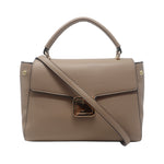 Cartera satchel Silvana taupe