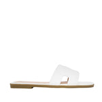 Sandalias flats Adria blanco