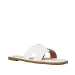 Sandalias flats Adria blanco