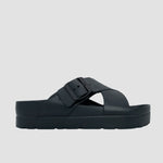 Sandalias flats Milan negro