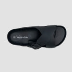 Sandalias flats Milan negro
