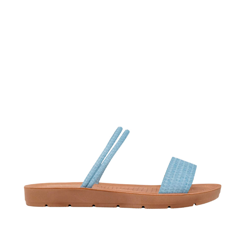 Sandalias flats Victoria celeste