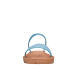 Sandalias flats Victoria celeste