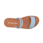 Sandalias flats Victoria celeste