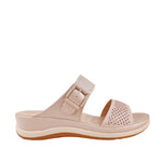 Sandalias flats Gladys nude