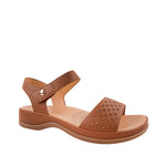 Sandalias flats Lana tan