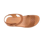 Sandalias flats Lana tan