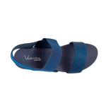 Sandalias flats Marisa navy