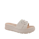 Sandalias Olivia hueso