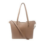 Cartera tote Tana taupe