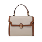Cartera satchel Lolo tan