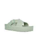 Sandalias flats Milan verde