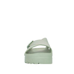 Sandalias flats Milan verde