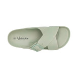 Sandalias flats Milan verde