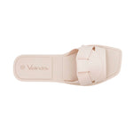 Sandalias flats Nina hueso