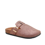 Sandalias flats Clogy taupe