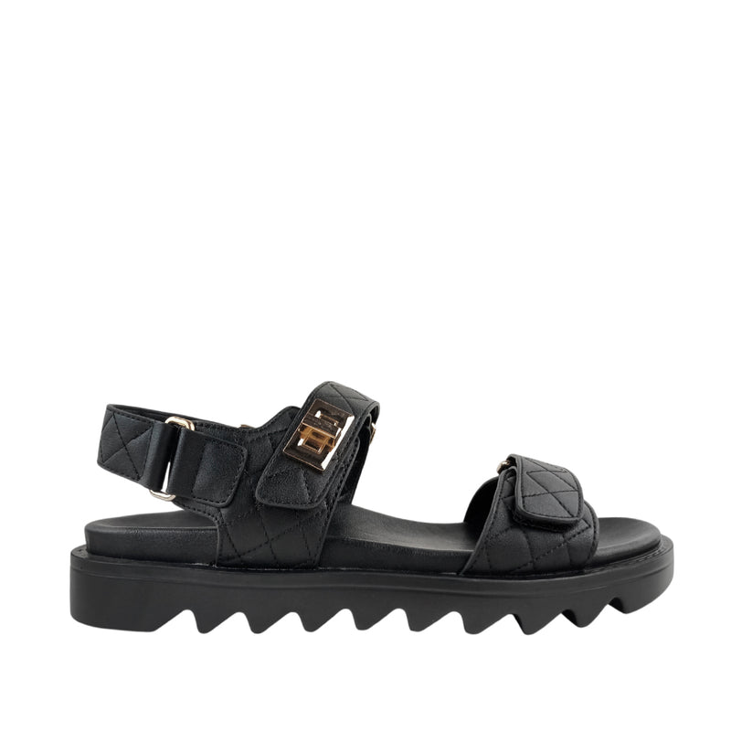 Sandalias de plataforma Madeline para mujer color negro