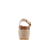 Sandalias de cuña Regina para mujer color beige