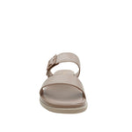 Sandalias flats Veronica para mujer color taupe