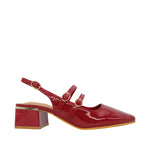 Tacones slingback Stacy para mujer color rojo