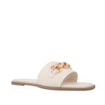 Sandalias slip on Miry para mujer color hueso