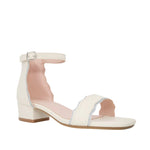 Sandalias de tacón Abbie para niña color blanco